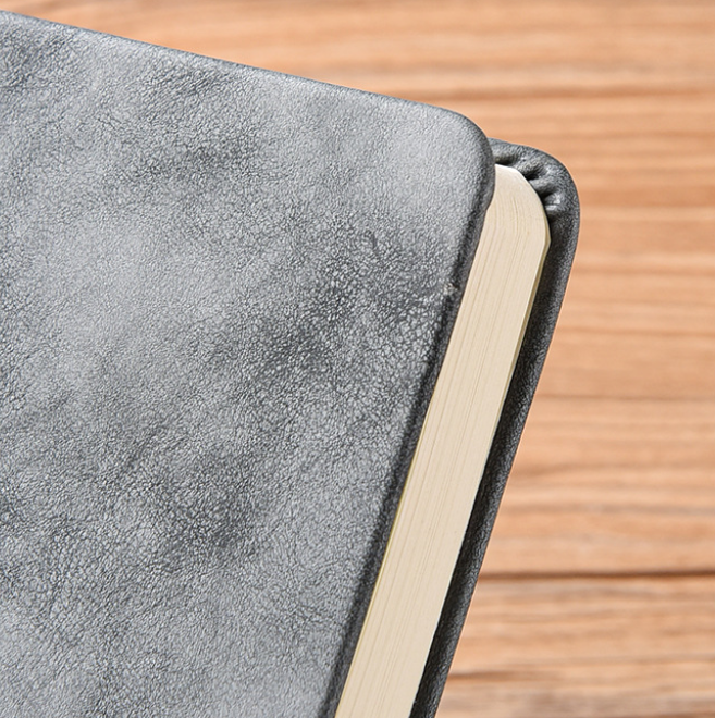 Brown A5 Premium Notebook Gift Set with Pen - Red PU Leather Journal with Gold Oriental Art - 200 Pages Business Diary & Corporate Gift Box (Lotus & Crane Design)