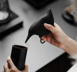White Powerful Hummingbird Air Blower Manual Dust Cleaner for Coffee Grinders and Camera Lenses 160mm Portable Cleaning Tool - Side View