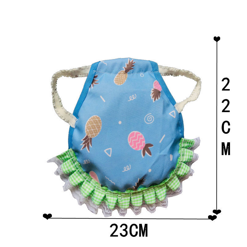 Pink Heart 4 Pack Hen Saddle Aprons for Backyard Chickens - Feather Protector for Poultry - Back Protection from Roosters - 22x23cm