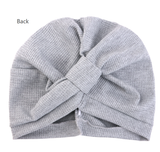 Khaki 3 Pack Women's Cotton Waffle Knit Turban Headwrap - Thickened Indian Style Beanie Cap - One Size Fits All for Australian Daily Wear