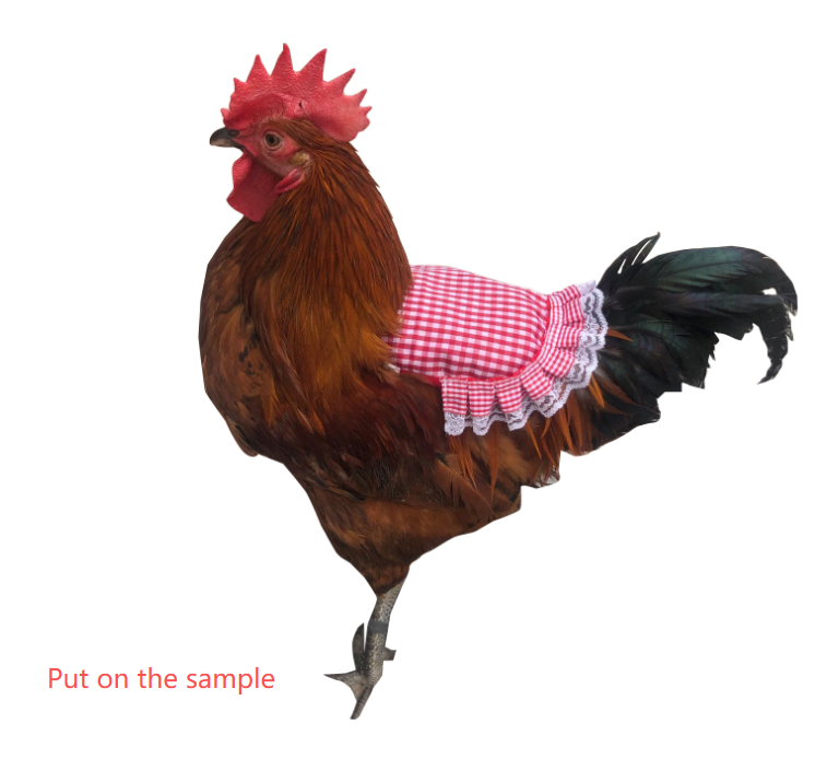 Yellow Pineapple 4 Pack Hen Saddle Aprons for Backyard Chickens - Feather Protector for Poultry - Back Protection from Roosters - 22x23cm