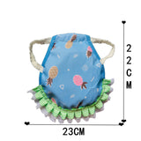 Yellow Pineapple 4 Pack Hen Saddle Aprons for Backyard Chickens - Feather Protector for Poultry - Back Protection from Roosters - 22x23cm