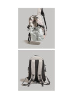 Khaki Minimalist Laptop Backpack Large Capacity 43cm for Men and Women - Unisex Casual School Bag for Uni and Work