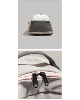 Green Minimalist Laptop Backpack Large Capacity 43cm for Men and Women - Unisex Casual School Bag for Uni and Work - Top-Down View