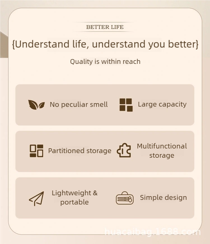 Travel Document Organizer(brown) - Multi-Pocket Design, Lightweight, Luggage-Friendly Storage