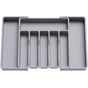 Grey Adjustable Cutlery Tray (33-57cm)