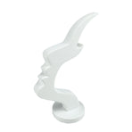 3-Pack White Abstract Face Eyewear Stand – Sculptural Desk & Nightstand Display (13.7 * 5CM)