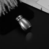 6-Pack 25x16mm Tree of Life Engraved Mini Keepsake Urn – Steel Memorial Holder for Pets - Top-Down View