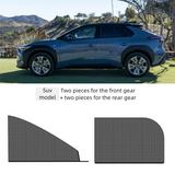 4PCS Car Curtain Screen Mosquito Net for SUV(2 Front + 2 Rear) - Anti-mosquito Shade in Summer, Sun Protection Ventilation Heat Insulation