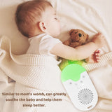 Portable Baby Sleep White Noise Machine(12.5*7*3.5 CM) With Soothing Sounds, RGB Night Light & Auto Timer - USB-C Rechargeable - Front View
