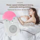 Portable Baby Sleep White Noise Machine(12.5*7*3.5 CM) With Soothing Sounds, RGB Night Light & Auto Timer - USB-C Rechargeable - Side View