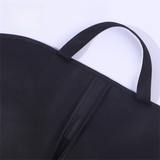 2-Pack Travel Long Dress Garment Carrier Bag Suit Bags(60×100CM) -  Non-Woven Dust Cover, Foldable Hanging Clothes Storage Bag with Reinforced Handle - Side View