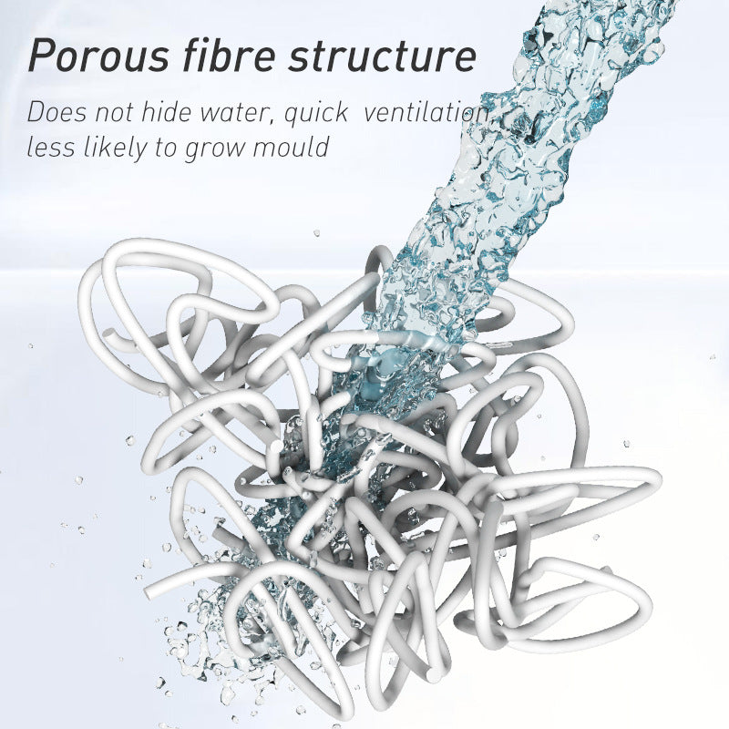 Grey Cat Head Design Loofah Texture Shower Mat (40x80cm) - Non-Slip PVC Bathroom Floor Mat with Drainage, Quick-Dry, Anti-Mould