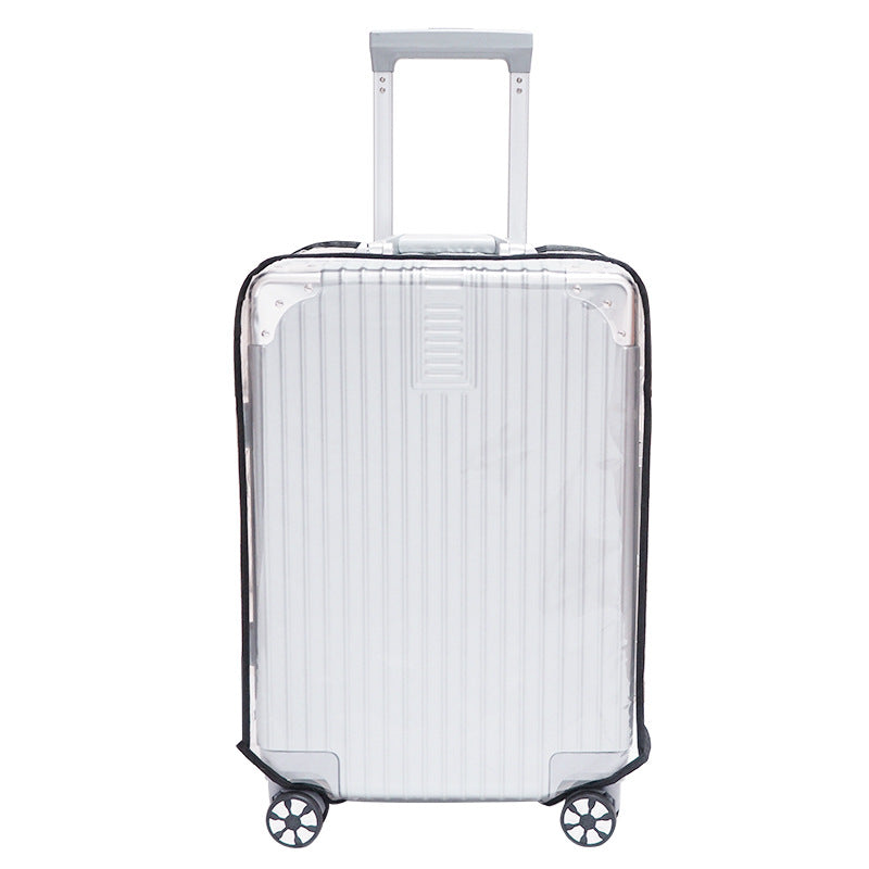 2-Pack 22" Clear PVC Luggage Cover - Heavy-Duty Waterproof & Scratch-Resistant Suitcase Protector