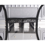 2-Pack 24" Clear PVC Luggage Cover - Heavy-Duty Waterproof & Scratch-Resistant Suitcase Protector