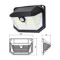2-Pack Solar Motion Sensor Wall Light(230-Bead LED) -  3 Lighting Modes, IP64 Waterproof, Three-Sided Wide-Angle Lighting for Outdoor Security and Garden Lighting