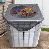 2-Pack Ventilated Resin Mesh Outdoor Air Conditioner Cover(91x91cm / 36x36inch) - Anti-Sun Heat Reduction AC Unit Net for Exterior Use