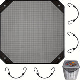 2-Pack Ventilated Resin Mesh Outdoor Air Conditioner Cover(91x91cm / 36x36inch) - Anti-Sun Heat Reduction AC Unit Net for Exterior Use