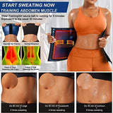 Blue Silver Ion Sauna Waist Trainer for Women(Size L) - 2-in-1 Zipper and Hook/Eye Sweat-Wicking Sports Girdle, Postpartum Fitness Shapewear - Front View