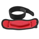 Two-Pair Red Adjustable Compression Elbow Brace with Thick Sponge Padding - Sports Support for Various Sports and Everyday Work