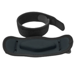 Two-Pair Dark Grey Adjustable Compression Elbow Brace with Thick Sponge Padding - Sports Support for Various Sports and Everyday Work