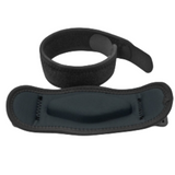 One-Pair Dark Grey Adjustable Compression Elbow Brace with Thick Sponge Padding - Sports Support for Various Sports and Everyday Work