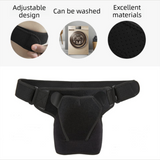 Adjustable Neoprene Sports Shoulder Brace - Compression Support for Dislocation, Strain Prevention, and Injury Recovery - Side View