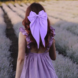 8-Color Set Luxury Satin Bow Hair Clips for Women - French Barrette Style, Sweet and Elegant Summer Hair Accessories - 45-Degree Angle