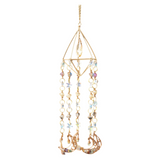 Mayday Handmade Agate Slice Prism - Multi-Faceted Crystal for Decorative Light Reflection
