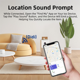 Ultra-Slim 2mm Glass Card Tracker for iOS - Global GPS Location Finding for Wallet, Keys, and Luggage - Side View