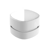 White Portable Handheld Cordless Mini Desktop Vacuum Cleaner - Powerful 10KPA Suction,  Efficient Dust & Debris Collection for Home, Office, and Student Use - Front View