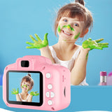 X2 Pink Single Lens Kids Carrot Bunny Digital Camera - Multi-Functions With 20MP Interpolation, Photo & Multiple Filters, 1080P Video and Game