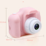 X2 Pink HD Dual Lens Kids Cat Digital Camera - Multi-Functions With 20MP Interpolation, Photo & Multiple Filters, 1080P Video and Game - Close-Up Angle