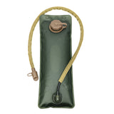 Outdoor Khaki 2L Hydration Bladder for Running & Cycling - Eco-Friendly PEVA Material Water Reservoir Pack Insert with Bite Valve & 93CM Water Pipe