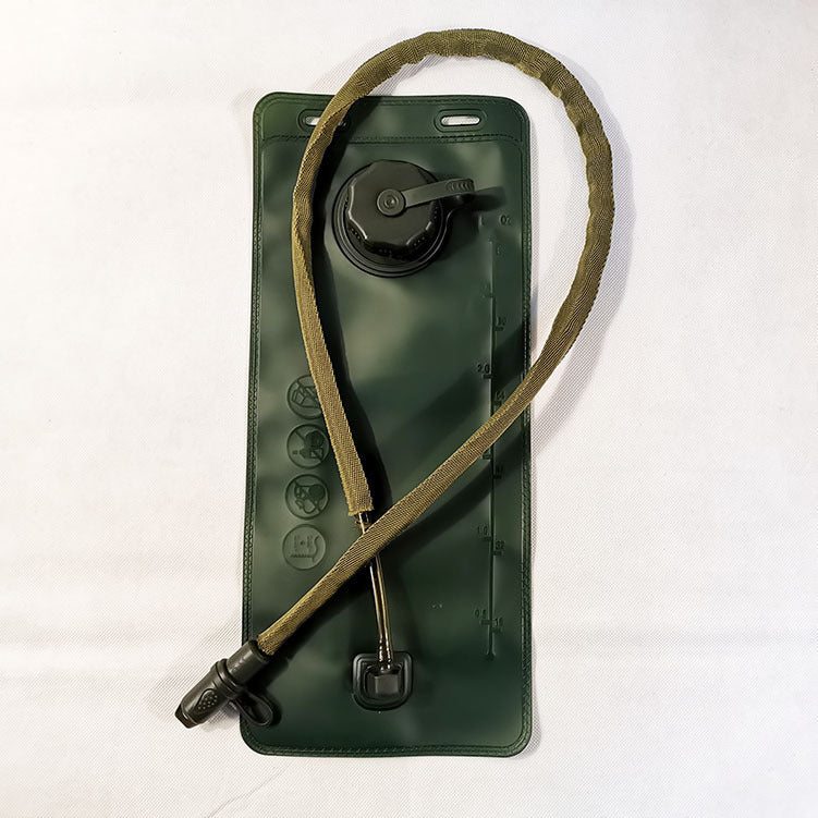 Outdoor Green 2.5L Hydration Bladder for Running & Cycling - Eco-Friendly PEVA Material Water Reservoir Pack Insert with Bite Valve & 93CM Water Pipe