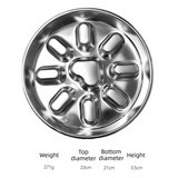 2-Pack Reversible Heavy-Duty 304 Stainless Steel Slow Feeder Bowl(23x23x3.5CM) - Anti-Slip/Tip Pet Dish for Dogs & Cats to Prevent Bloating and Choking