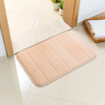 Khaki Ultra-Absorbent Non-Slip Thickened Bath Mat(1.8x40x120CM) - Luxurious Durable Soft Floor Rug with Rubber Backing, Hand & Machine Washable Doormat for Bathroom & Entry