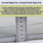 Khaki Ultra-Absorbent Non-Slip Thickened Bath Mat(1.8x40x120CM) - Luxurious Durable Soft Floor Rug with Rubber Backing, Hand & Machine Washable Doormat for Bathroom & Entry