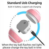 Orange Durable TPU Smart Interactive Electric Pet Toy Ball - Automatic Bouncing Dog & Cat Chew Toy, Shaking Smart Activated - 45-Degree Angle