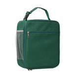Green Insulated Lunch Bag with Shoulder Strap - Portable & Large Capacity Thermal Bento Tote