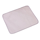 Grey Pet Summer Ice Silk Cooling Mat - Breathable Latex Sleep Pad for Dogs & Cats (70*50cm)