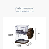 Navy blue Manual Nut & Chocolate Grinder - Effortless Peanut Walnut Chopper - Easy Clean Kitchen Tool - Top-Down View