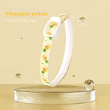 2-Pcs Yellow Pet Insect Repellent Collar with Plant-Based Essential Oils – Adjustable, Water-Washable & Safe for Dogs and Cats(52cm)
