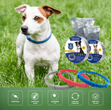 3-Pcs Pink 8-Month Flea and Tick Repellent Collar for Dogs and Cats – Waterproof, Adjustable & Safe with Natural Herbal Oils(38cm)