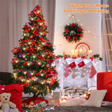 Colour Solar Powered Crystal Bubble String Lights - Waterproof Outdoor Decorative Lights - Side View