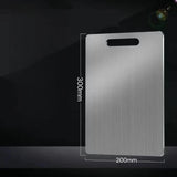 Dual-Sided Stainless Steel Chopping Board - Hygienic & Durable Kitchen Cutting Board for Meat, Veggies & More(20*30cm)