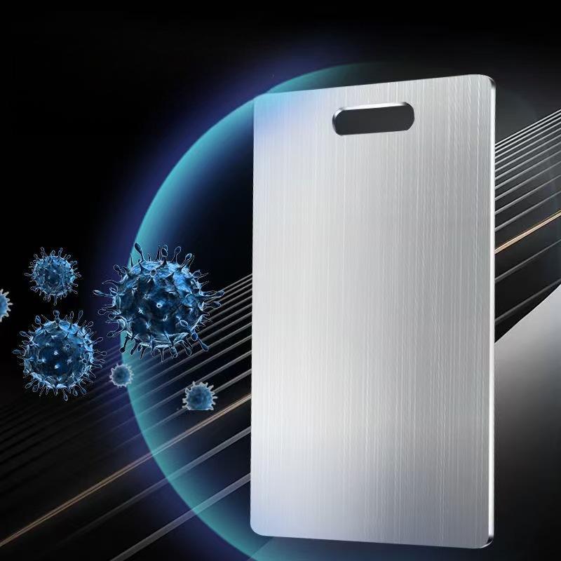 Dual-Sided Stainless Steel Chopping Board - Hygienic & Durable Kitchen Cutting Board for Meat, Veggies & More(30*46cm)