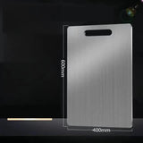 Dual-Sided Stainless Steel Chopping Board - Hygienic & Durable Kitchen Cutting Board for Meat, Veggies & More(40*60cm)