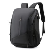 Black Multi-functional Sports Backpack for Men & Women - Waterproof Basketball, Badminton, Tennis & Soccer Bag with Shoe Compartment + Net