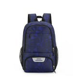 Dark blue Sports Backpack with Separate Shoe & Ball Compartments - Waterproof Gym Bag for Basketball, Soccer, Travel & Daily Use